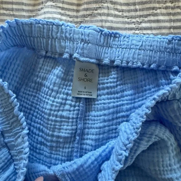 Shade and Shore Gauze SET Women's Light Blue Swim Cover-Up - Picture 11 of 13